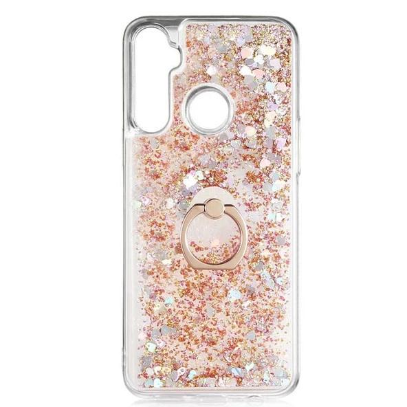 Smcase Xiaomi Redmi Note 8 Kılıf Milce Yüzüklü Sulu Silikon
