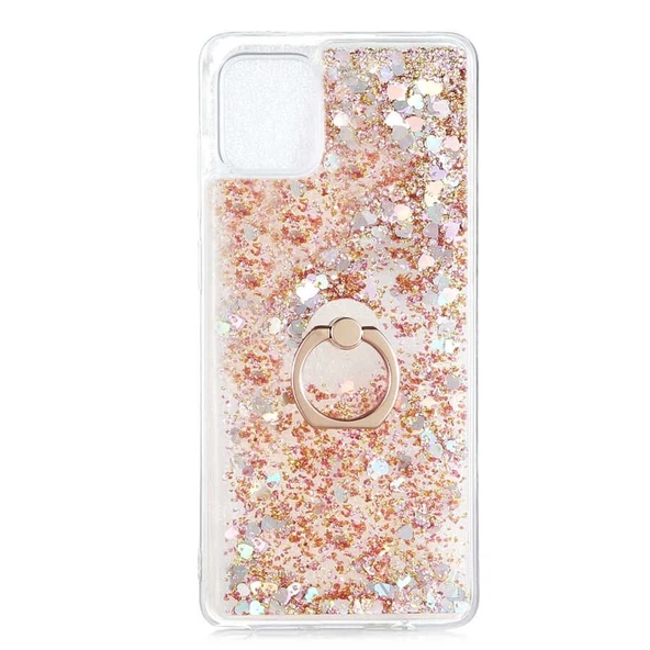 Smcase Samsung Galaxy A81 Kılıf Milce Yüzüklü Sulu Silikon