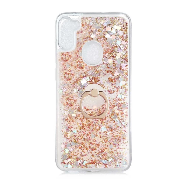 Smcase Samsung Galaxy A11 Kılıf Milce Yüzüklü Sulu Silikon