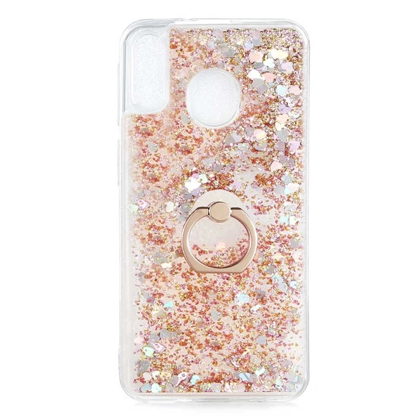 Smcase Huawei Y6 2019 Kılıf Milce Yüzüklü Sulu Silikon