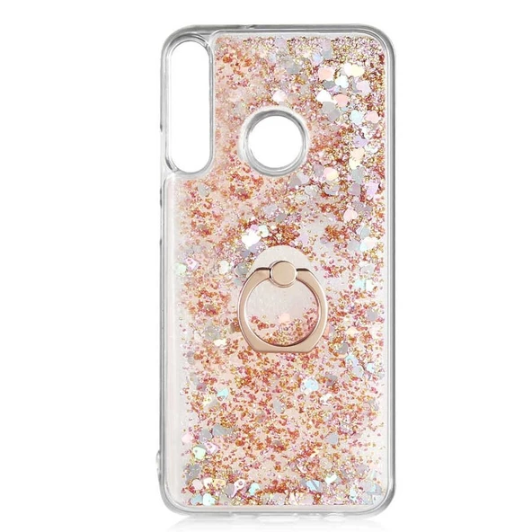Smcase Huawei Y6P Kılıf Milce Yüzüklü Sulu Silikon