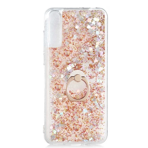 Smcase Huawei P Smart S Kılıf Milce Yüzüklü Sulu Silikon