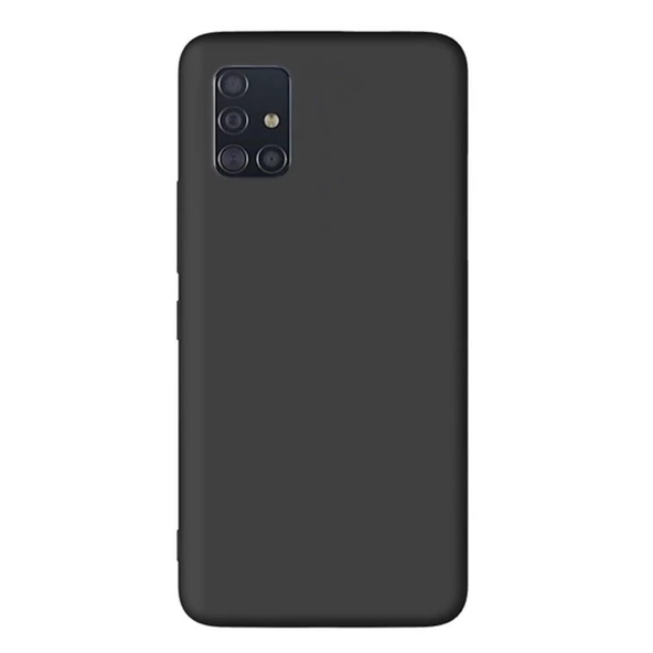 Smcase Samsung Galaxy M51 Kılıf Lüks Mat Biye Silikon  Tam Kapatan Nano Ekran Koruyucu