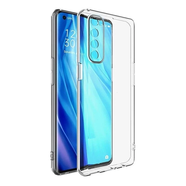 Smcase Oppo Reno4 Pro Kılıf Lüks Kamera Korumalı Silikon