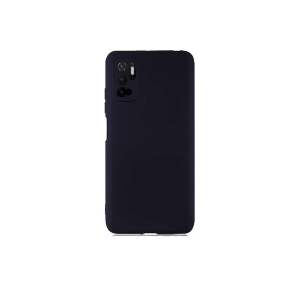 Smcase Xiaomi Redmi Note 10 5G Kılıf Kamera Korumalı Mat Silikon  Nano Ekran Koruyucu