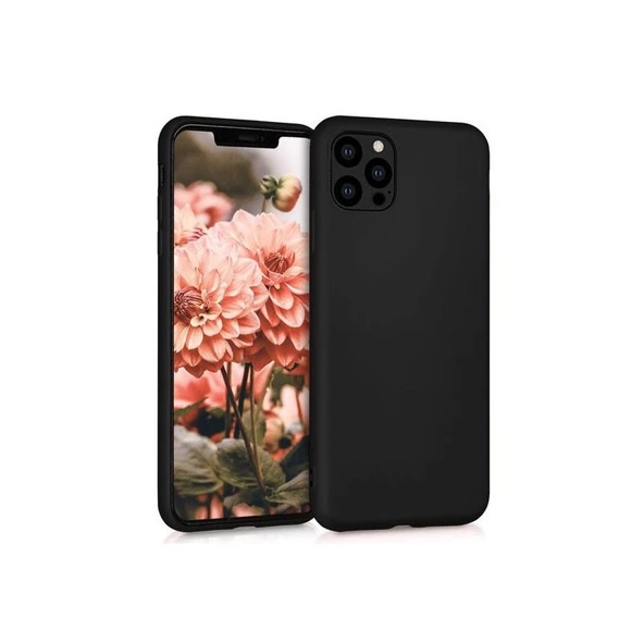 Smcase iPhone 13 Pro Kılıf Lüks Mat Silikon  Nano Ekran Koruyucu