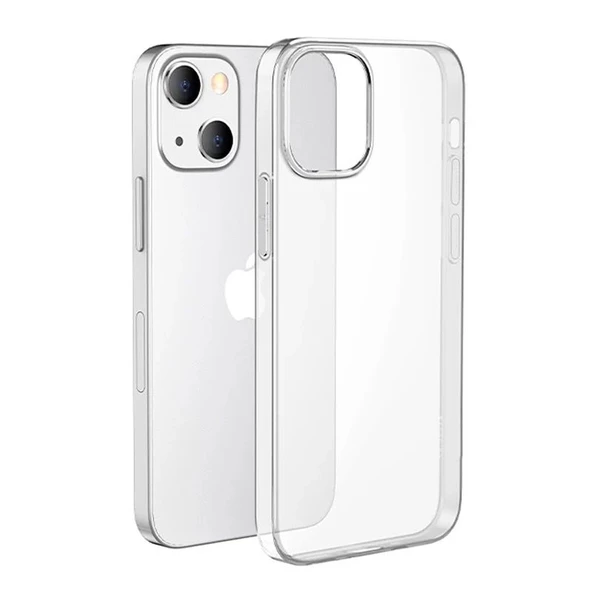 Smcase iPhone 13 Kılıf Lüks Tpu Silikon  Nano Ekran Koruyucu