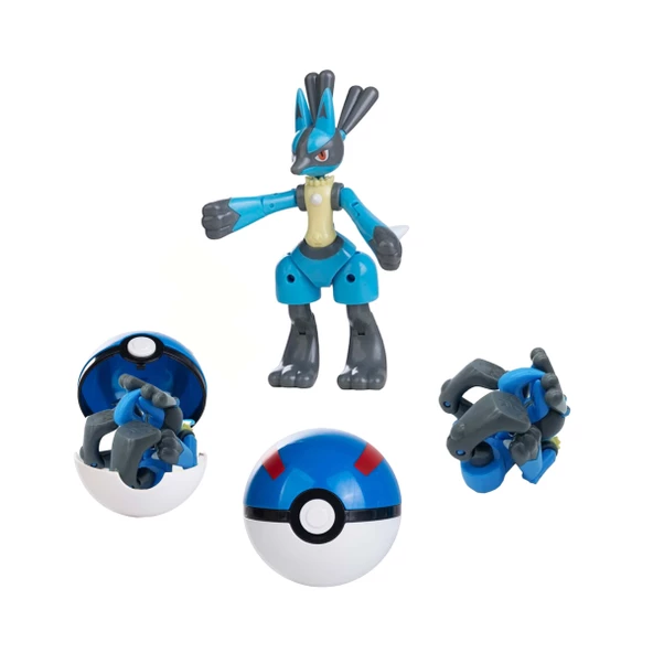 Pokemon Orijinal Lisanslı Elf Topu Lucario - 2