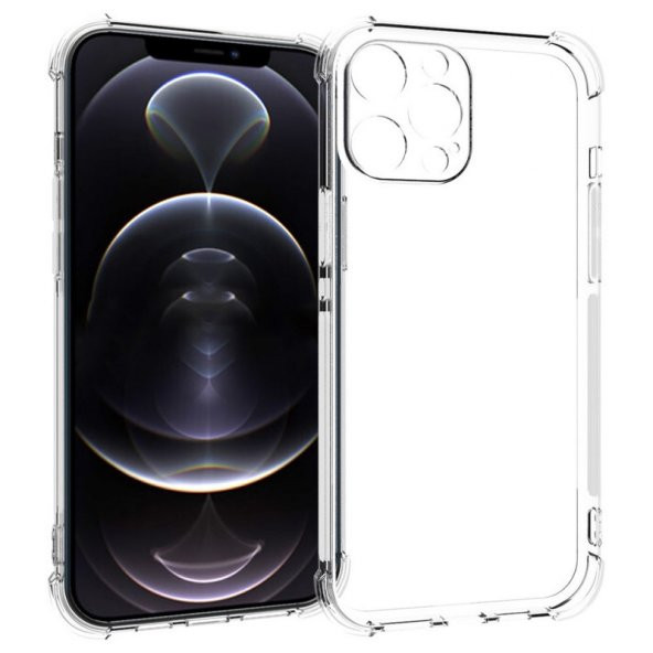 Smcase iPhone 13 Pro Max Kılıf Kamera Korumalı Darbeye Dayanıklı Silikon  Nano Ekran Koruyucu