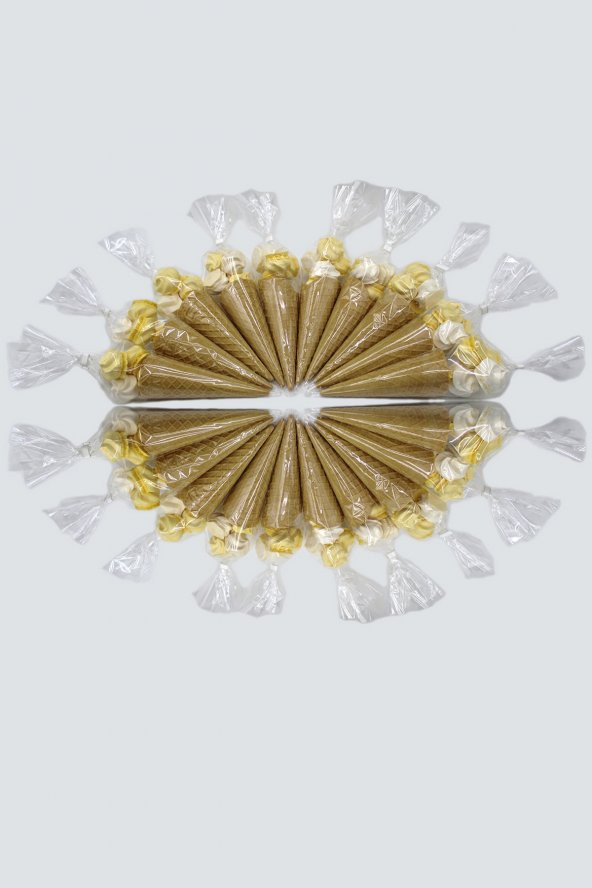 SÜT ÇOCUK Kornet Külah Beze 24 Adet SARI - 4