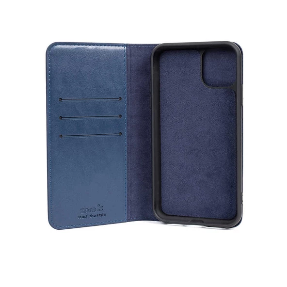 Smcase Xiaomi Redmi Note 9 Pro Kılıf Multi Delüxe Standlı Kartlıklı 2-1 Cüzdan - 6