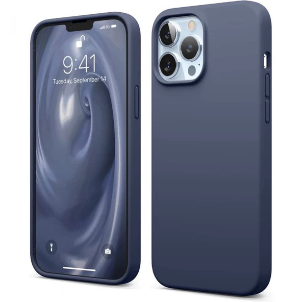 Smcase iPhone 13 Pro Max Kılıf Liquid Lansman Wiriless Destekli Silikon - Resim 11