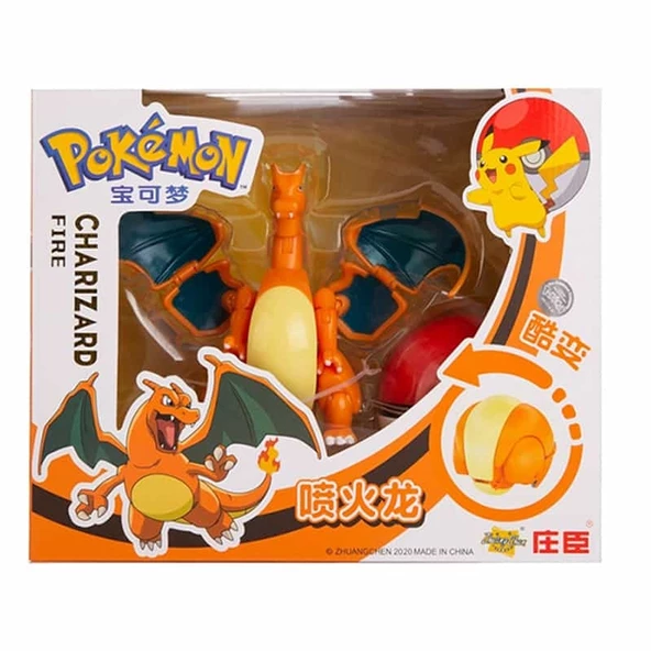 Pokemon Orijinal Lisanslı Elf Topu Charizard