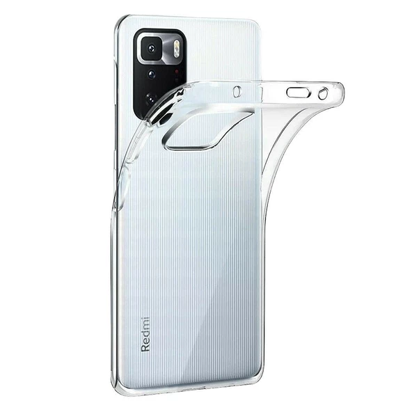 Smcase Xiaomi Poco X3 GT Kılıf Lüks Tpu Silikon  Nano Ekran Koruyucu