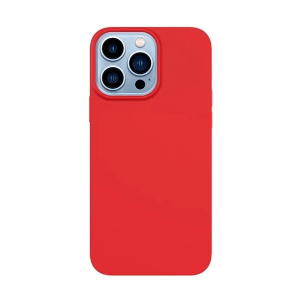 Smcase iPhone 13 Pro Max Kılıf Oley Soft Tpu İçi Süet Silikon  Nano Ekran Koruyucu