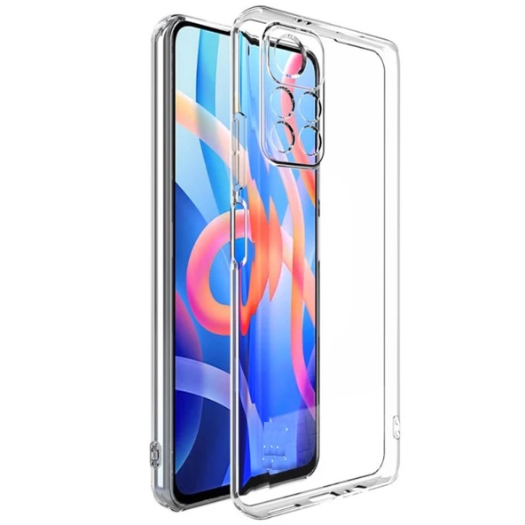 Smcase Xiaomi Poco M4 Pro 5g Kılıf Kamera Korumalı Tpu Silikon  Nano Ekran Koruyucu