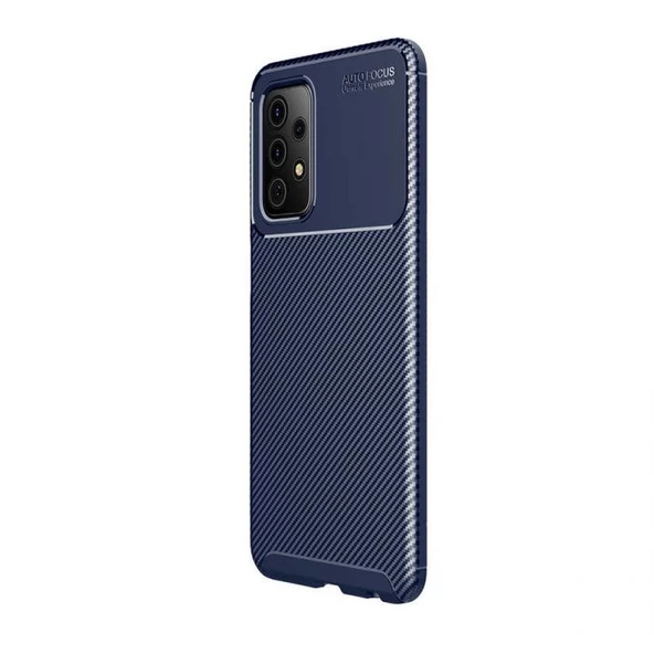 Smcase Samsung Galaxy A52s 5G Kılıf Negro Karbon Dokulu Silikon - Resim 7