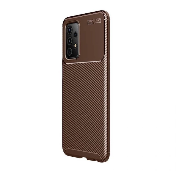 Smcase Samsung Galaxy A52s 5G Kılıf Negro Karbon Dokulu Silikon - Resim 4