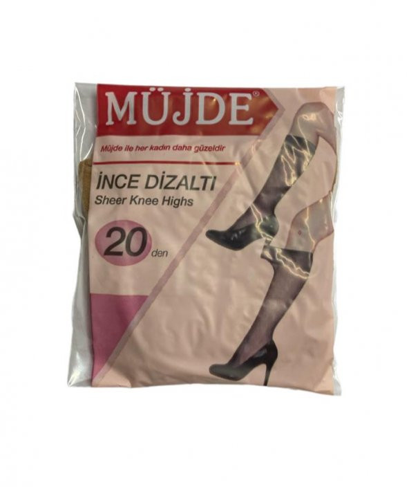Müjde Çorap İnce Dizaltı 57-Ten Bayan Çorabı 24 Adet - 2