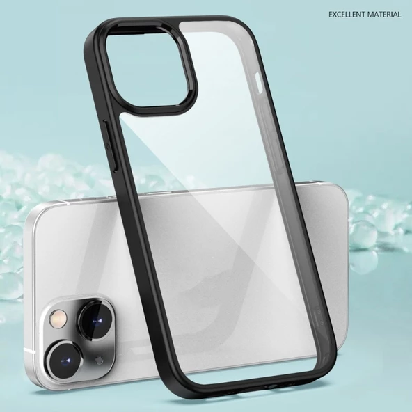 Smcase iPhone 13 Kılıf Slim Hom Transparan Silikon - Resim 12