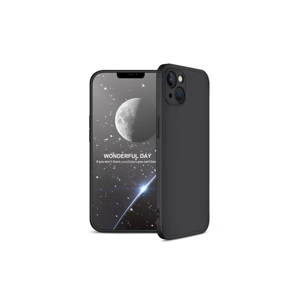 Smcase iPhone 13 Kılıf 360 Ays zore Sert Kapak