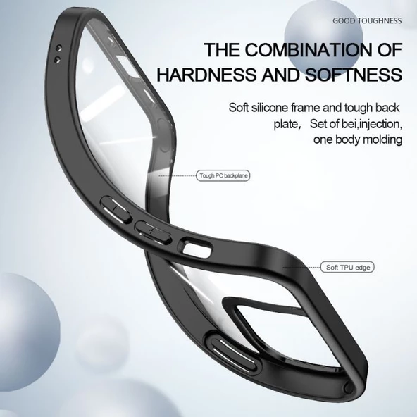 Smcase iPhone 13 Kılıf Slim Hom Transparan Silikon - Resim 7