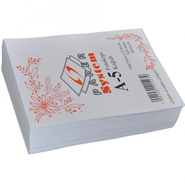 A5 Fotokopi Kağıdı 80 Gr 500lü X 4 Paket 2.000 sayfa - 2
