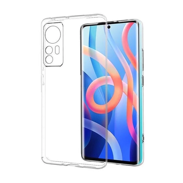 Smcase Xiaomi 12 Pro Kılıf Kamera Korumalı Tpu Silikon