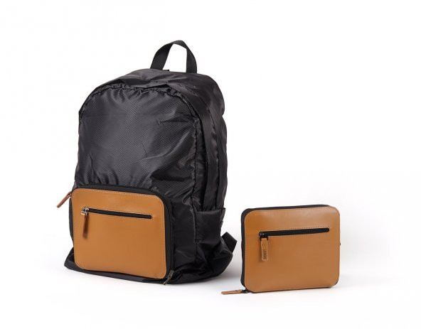 Lexon Packable Katlanabilir Sırt Çantası  Kahverengi - 2