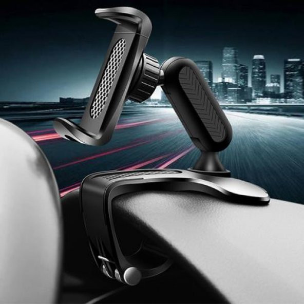 Coofbe Direksiyon Önü Torpido Üzeri Araç Telefon Tutucu Güneşlik Dikiz Aynası Araç Tutucu 360 Dönerli - 5