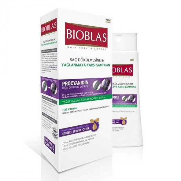 Bioblas Yağlı Saçlar Şampuan 360 Ml