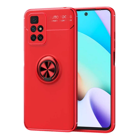 Smcase Xiaomi Redmi Note 11 4G Kılıf Kamera Korumalı Ravel Standlı Silikon