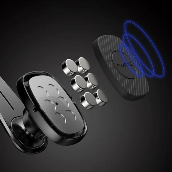 Coofbe  360 Dönebilen Mıknatıslı Torpido Üzeri Araç Telefon Tutucu Yeni Nesil Tasarım Araç Telefon Tutucu - 4