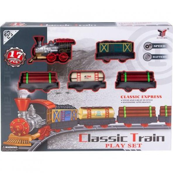 Pilli Klasik Tren Seti 17 Parça - 266A-1 - 3