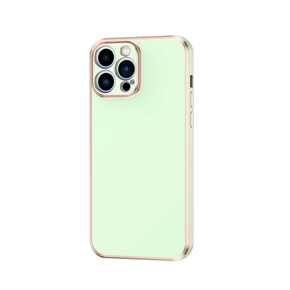 Smcase iPhone 13 Pro Kılıf Kamera Korumalı Lazer Bark Silikon