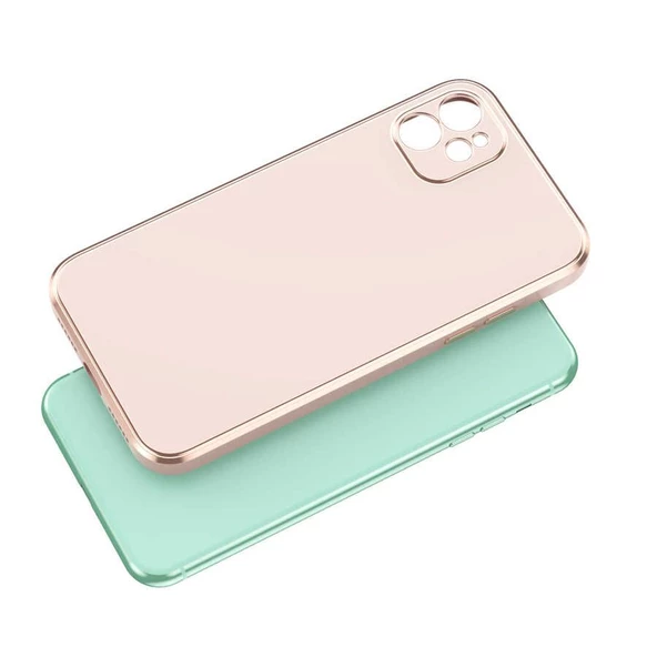 Smcase iPhone 12 Kılıf Kamera Korumalı Lazer Bark Silikon - Resim 9