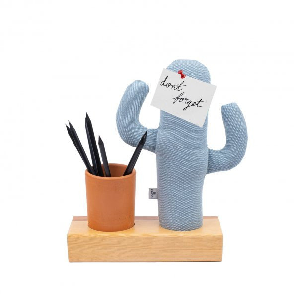 Kayigo Lavender Kalemlik & Notluk - Mavi Kaktüs - Resim 2