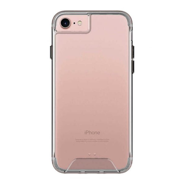 Smcase iPhone SE 2022 Kılıf Sert Gard Silikon