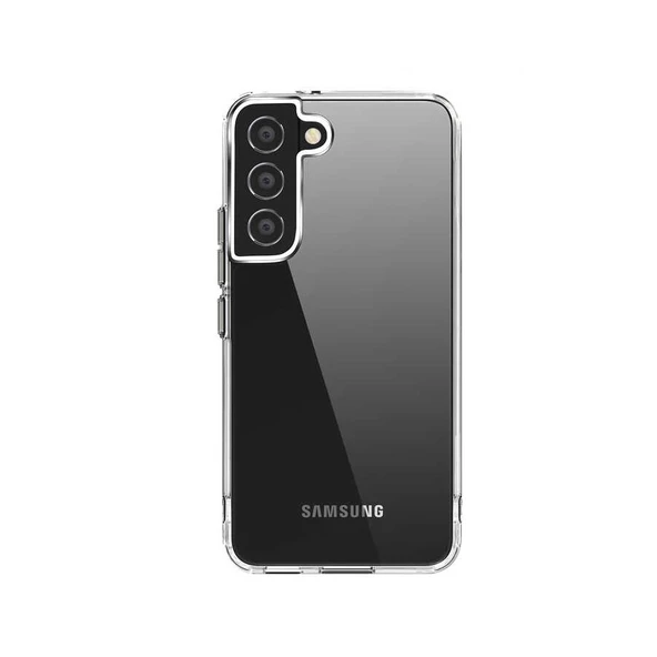 Smcase Samsung Galaxy S22 5G Kılıf Forst Hybrid Kristal Silikon