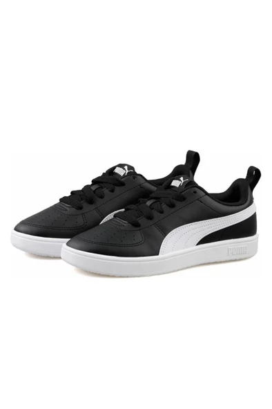 Puma Rickie Jr 384311 11 Unisex Sneaker Ayakkabı Siyah-Beyaz 36-39