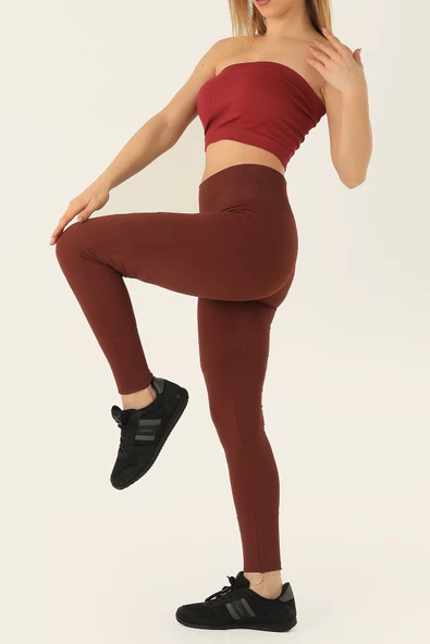 GIGOTTO Kadın Seamless Yüksek Bel Spor Tayt-006 - 11