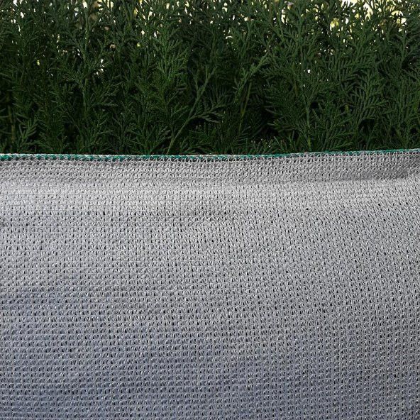 95 GRİ GÖLGELİK FİLE ÇİT FİLESİ 4X2 METRE ENLİ 95LİK BAHÇE ÇİT ÖRTÜSÜ JÜT GÖLGELİK KORUMA TÜLÜ
