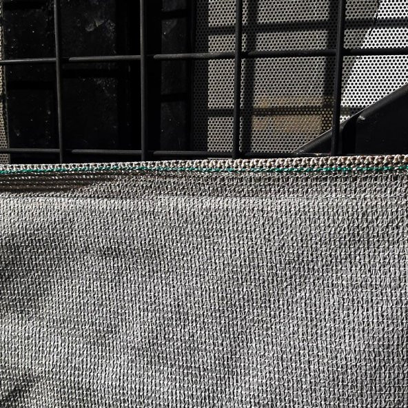 95 GRİ GÖLGELİK FİLE ÇİT FİLESİ 4X2 METRE ENLİ 95LİK BAHÇE ÇİT ÖRTÜSÜ JÜT GÖLGELİK KORUMA TÜLÜ - 2
