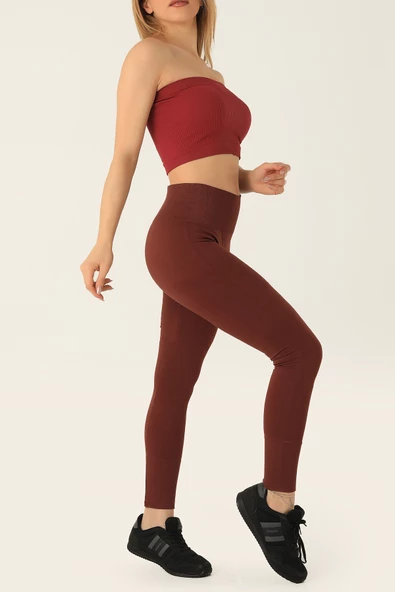 GIGOTTO Kadın Seamless Yüksek Bel Spor Tayt-006 - 9