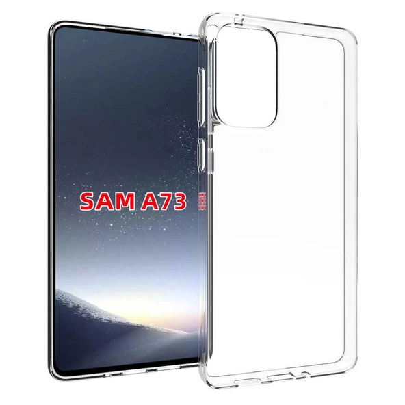 Smcase Samsung Galaxy A73 Kılıf Lüks Korumalı Tpu Silikon  Nano Ekran Koruyucu