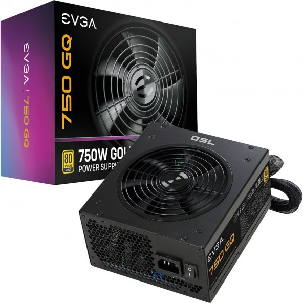 EVGA GQ 750W 80+ Gold Semi Modüler 135mm Fanlı PSU