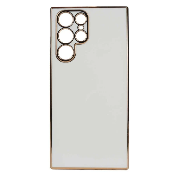 Smcase Samsung Galaxy S22 Ultra 5G Kılıf Kamera Korumalı Lazer Bark Silikon - Resim 2