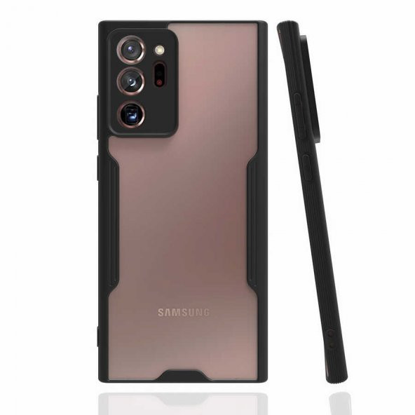 Smcase Samsung Galaxy Note 20 Ultra Kılıf Kamera Korumalı Parfe Kapak
