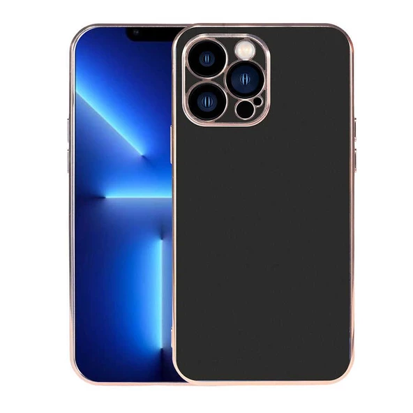 Smcase iPhone 13 Pro Max Kılıf Kamera Korumalı Lazer Viyana Silikon