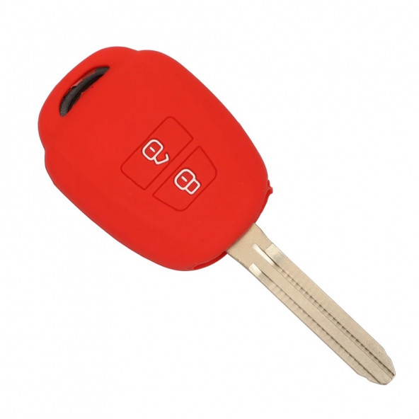 TOYOTA LAND CRUISER RAV 4 SİLİKON ANAHTAR KILIF (KIRMIZI) ürün görseli